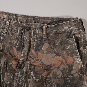 American Eagle Cargo Pants Mens 32x32 Brown Camo Flex Real Tree Leaf Print